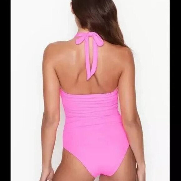 Victoria's Secret Marieta Push-Up One-Piece Swimsuit Women's Medium Pink - Picture 4 of 8